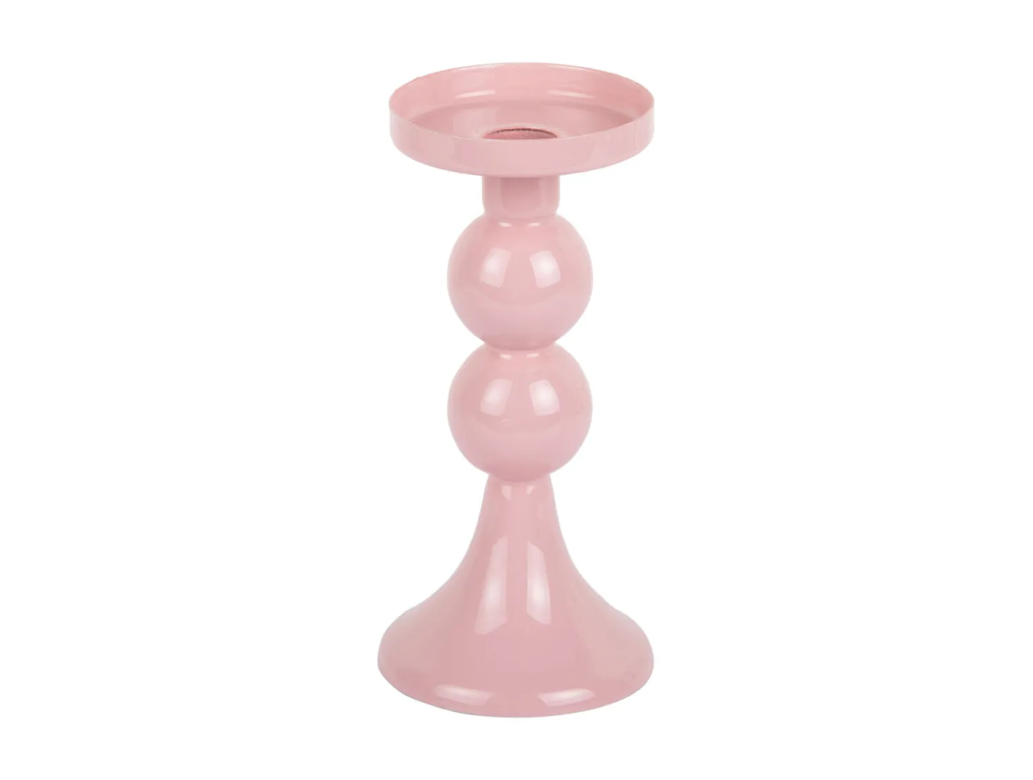 - Candle holder Funky medium soft pink*Present time Sale