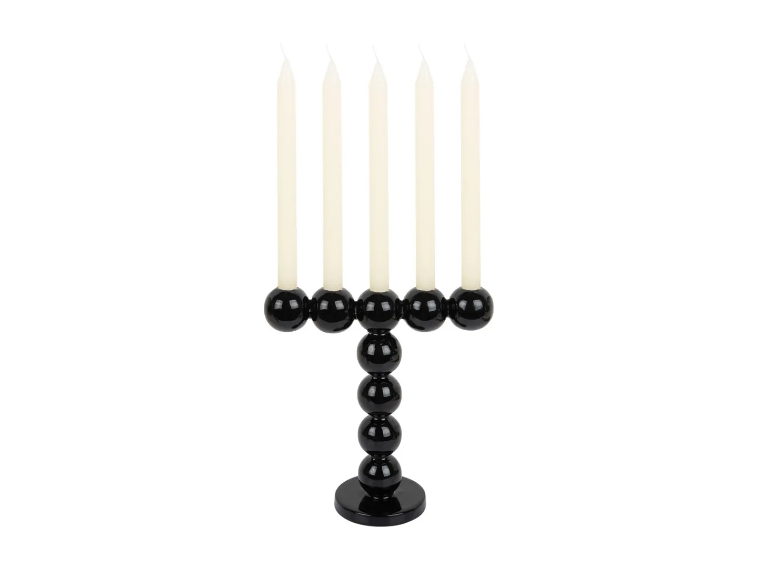 - Candle holder Bubbles high enamel black^Present time Best
