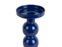 - Candle holder Funky large cobalt blue^Present time Sale