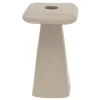- Candle holder Roca large warm grey*Present time Clearance