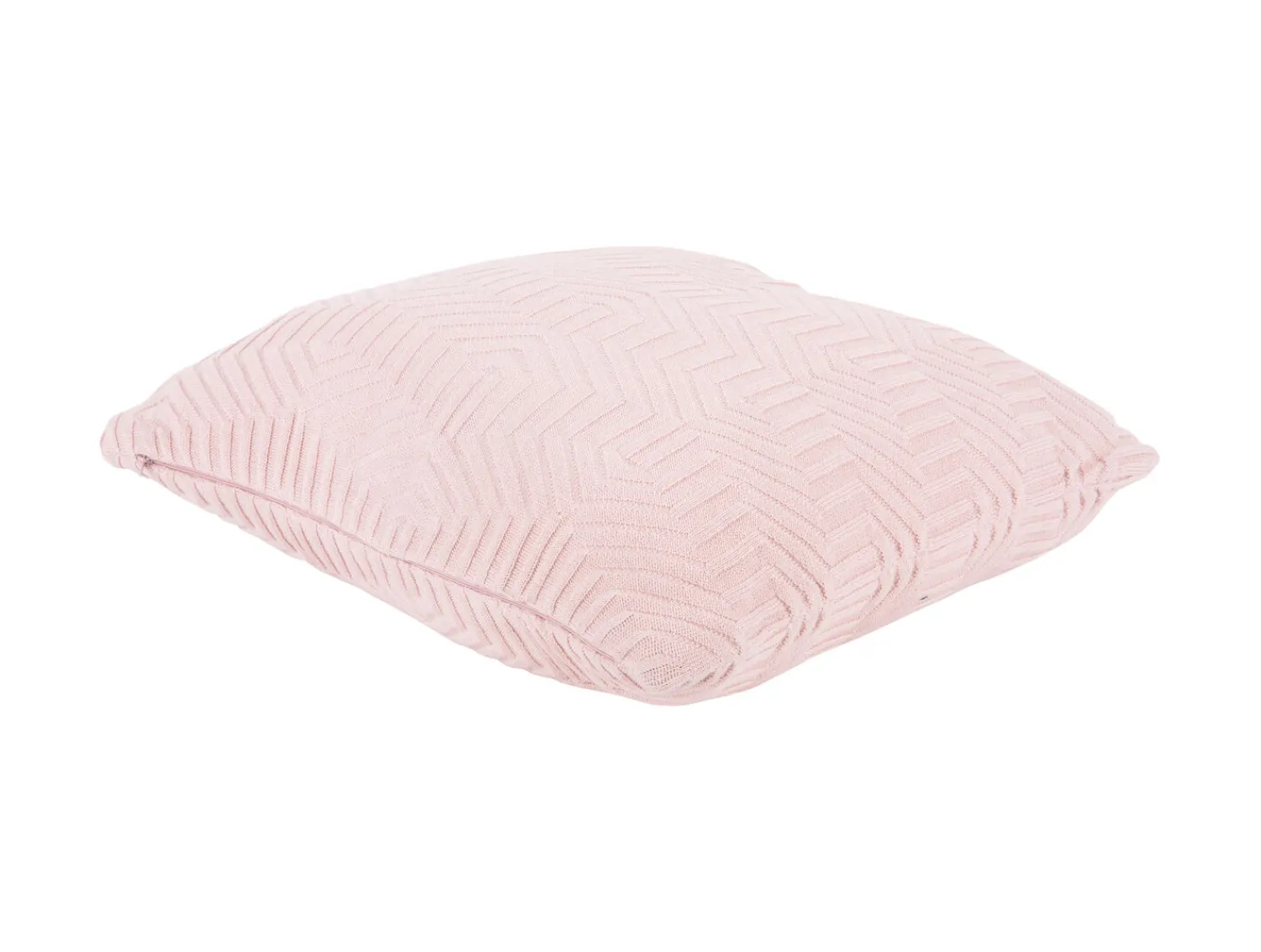- Cushion Honeycomb knitted cotton soft pink^Present time Clearance