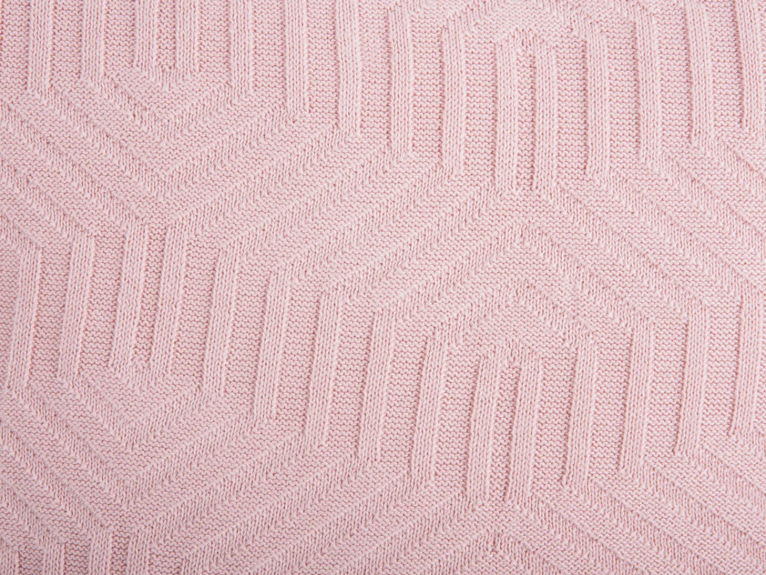 - Cushion Honeycomb knitted cotton soft pink^Present time Clearance