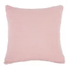 - Cushion Zigzag knitted cotton soft pink*Present time