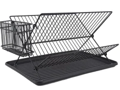 - Dish rack Classic matt black iron*Present time Hot