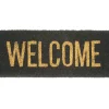 - Doormat Welcome gold coir*Present time Best