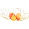 - Fruit basket Leaf iron gold plated*Present time New