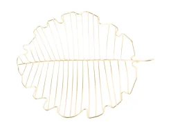 - Fruit basket Leaf iron gold plated*Present time New