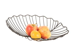 - Fruit basket Leaf iron black^Present time Sale