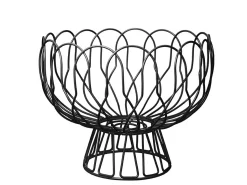 - Fruit basket Wired metal black*Present time Online
