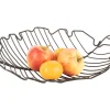 - Fruit basket Leaf large iron black^Present time Discount