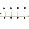 - Hat rack Saturnus XL gold w. black balls*Present time Clearance