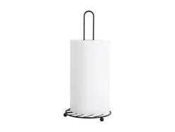 - Kitchen roll holder Wired metal black^Present time