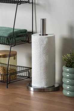 - Kitchen roll holder Clean brushed nickel^Present time Discount