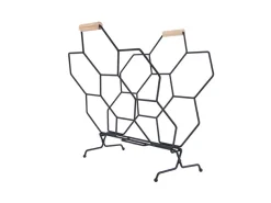 - Magazine rack Honeycomb matt black^Present time Outlet