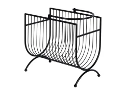 - Magazine rack Riqueza black*Present time Sale