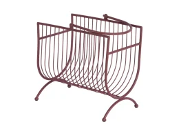 - Magazine rack Riqueza burgundy red^Present time Hot