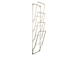 - Magazine rack steel wire gold plated*Present time Hot