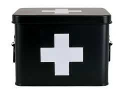 - Medicine storage box medium metal matt black^Present time New