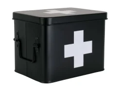 - Medicine storage box medium metal matt black^Present time New