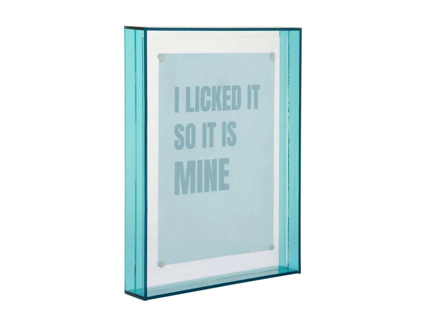 - Photo frame Gayo Large acrylic turquoise blue^Present time Discount