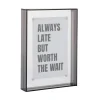 - Photo frame Gayo Medium acrylic dark grey^Present time Clearance