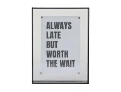 - Photo frame Gayo Medium acrylic dark grey^Present time Clearance