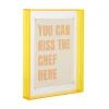 - Photo frame Gayo Large acrylic bright yellow*Present time Hot