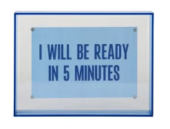 - Photo frame Gayo Medium acrylic dark blue*Present time Outlet