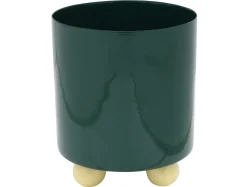- Plant pot Double Funky medium retro green w. soft yellow*Present time Online