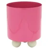 - Plant pot Double Funky small bright pink w. soft green*Present time Sale