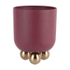 - Plant pot Estilo small dark mauve*Present time Discount