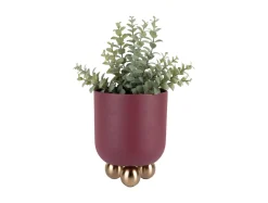 - Plant pot Estilo small dark mauve*Present time Discount