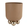 - Plant pot Estilo small mocha brown*Present time New