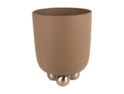 - Plant pot Estilo medium mocha brown^Present time Outlet