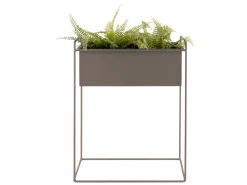 - Plant pot set Essence straight iron moss green*Present time Outlet