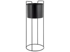 - Plant pot set Essence round iron black^Present time New