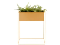 - Plant pot set Essence straight iron ochre yellow*Present time