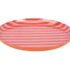 - Plate Animado large bright orange w. soft pink^Present time Clearance