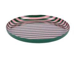 - Plate Animado medium retro green w. soft pink^Present time Best