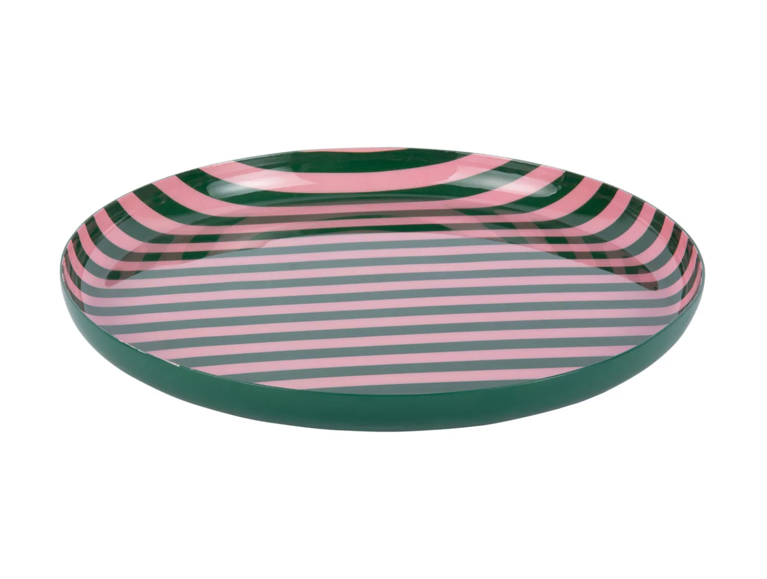 - Plate Animado medium retro green w. soft pink^Present time Best