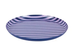 - Plate Animado large cobalt blue w. soft purple^Present time Hot