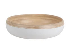 - Salad bowl Puro sphere bamboo white*Present time New