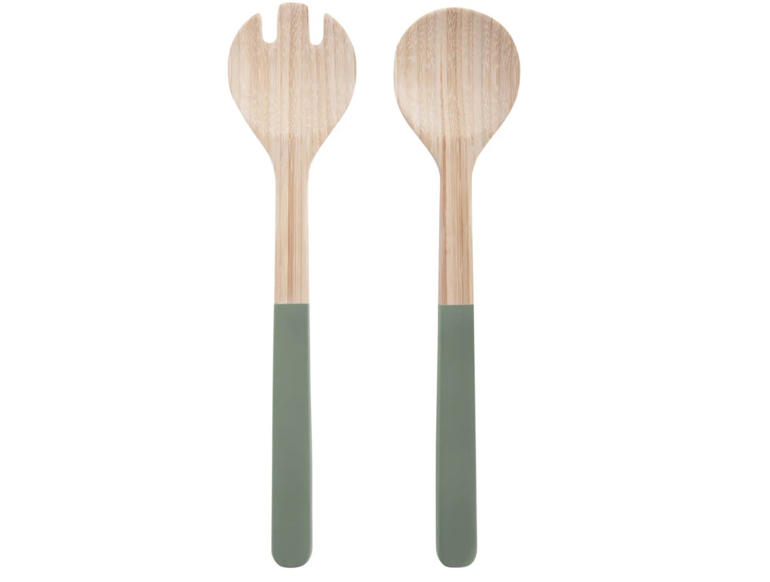 - Salad server set Puro bamboo jungle green*Present time New