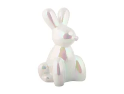 - Statue Balloon Bunny large ceramic white plated^Present time Sale