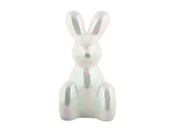 - Statue Balloon Bunny large ceramic white plated^Present time Sale