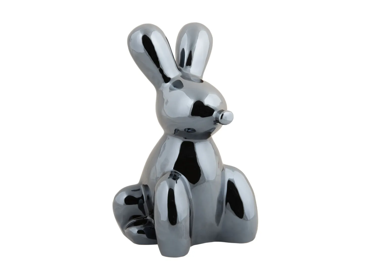 - Statue Balloon Bunny large ceramic black plated^Present time Clearance
