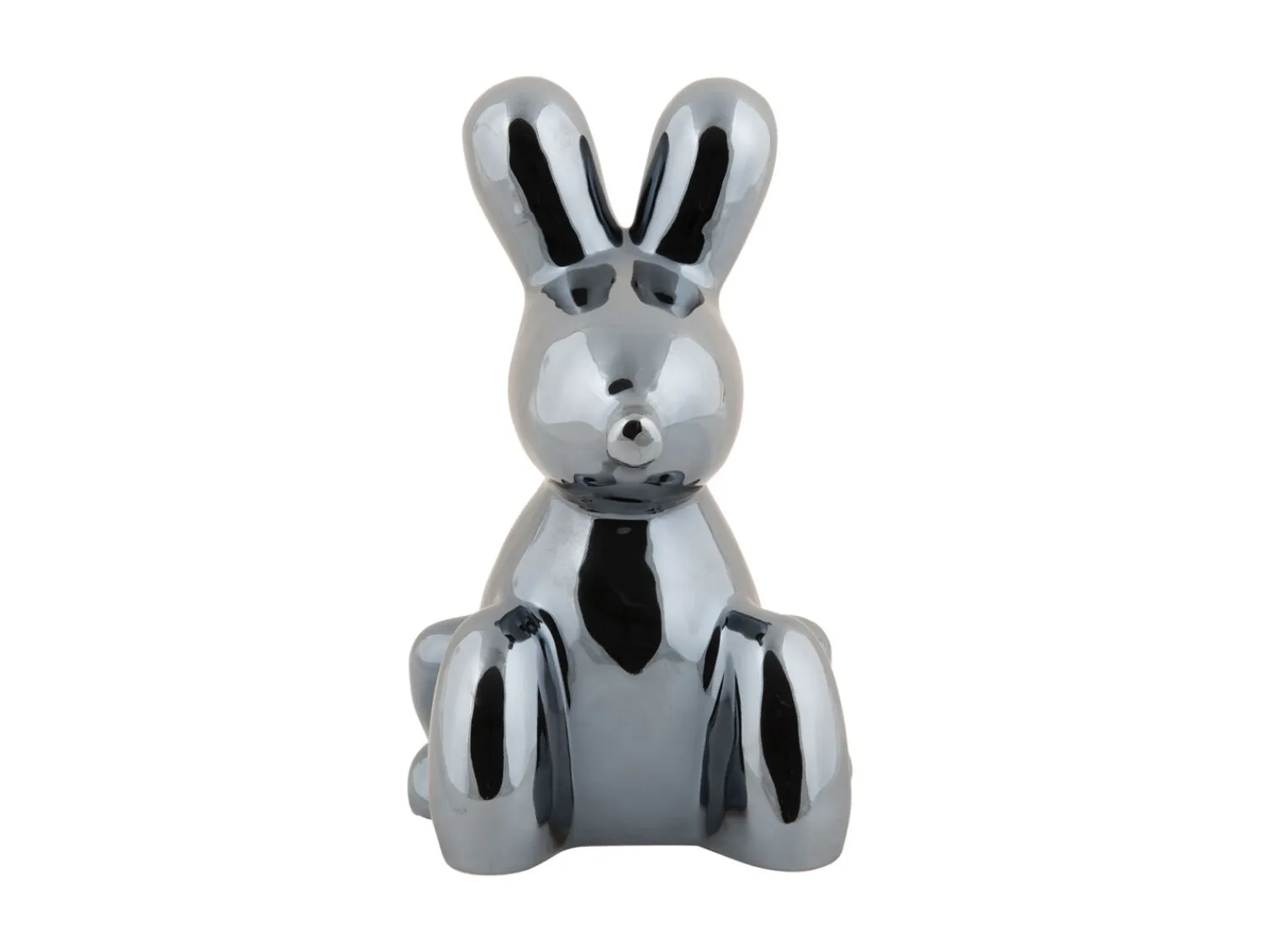 - Statue Balloon Bunny ceramic black plated^Present time Discount