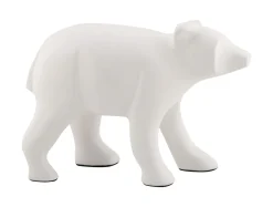 - Statue Bear metal matt white*Present time Online