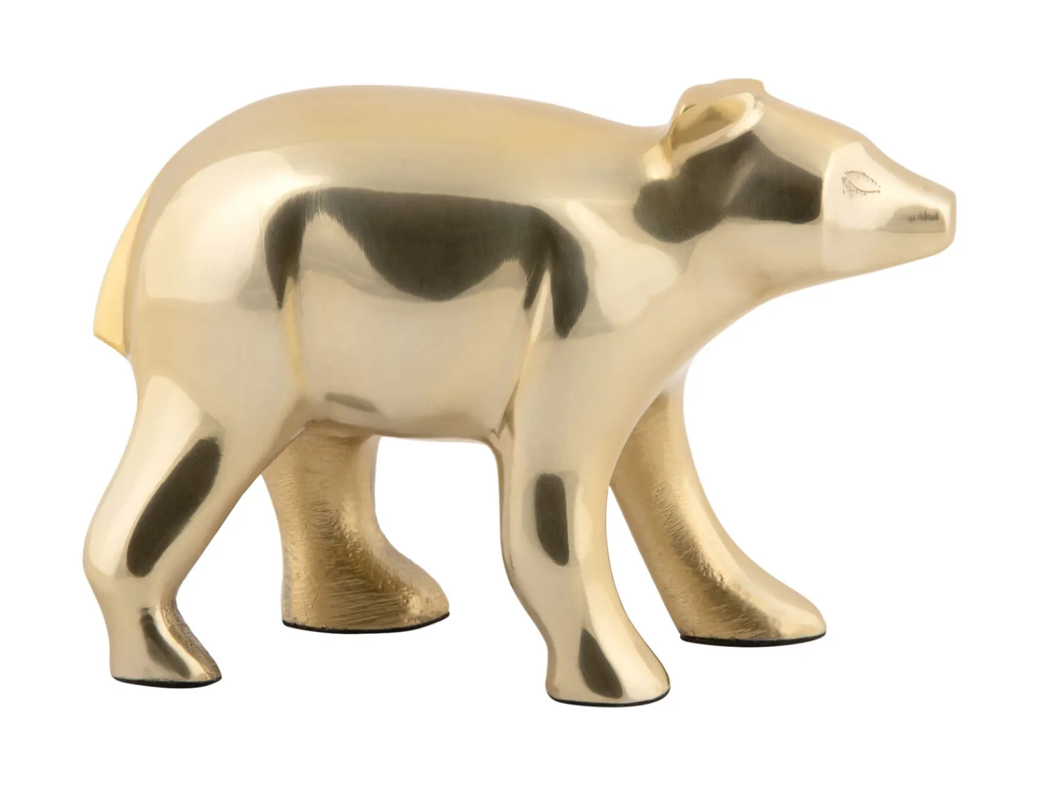 - Statue Bear metal gold plated*Present time Discount