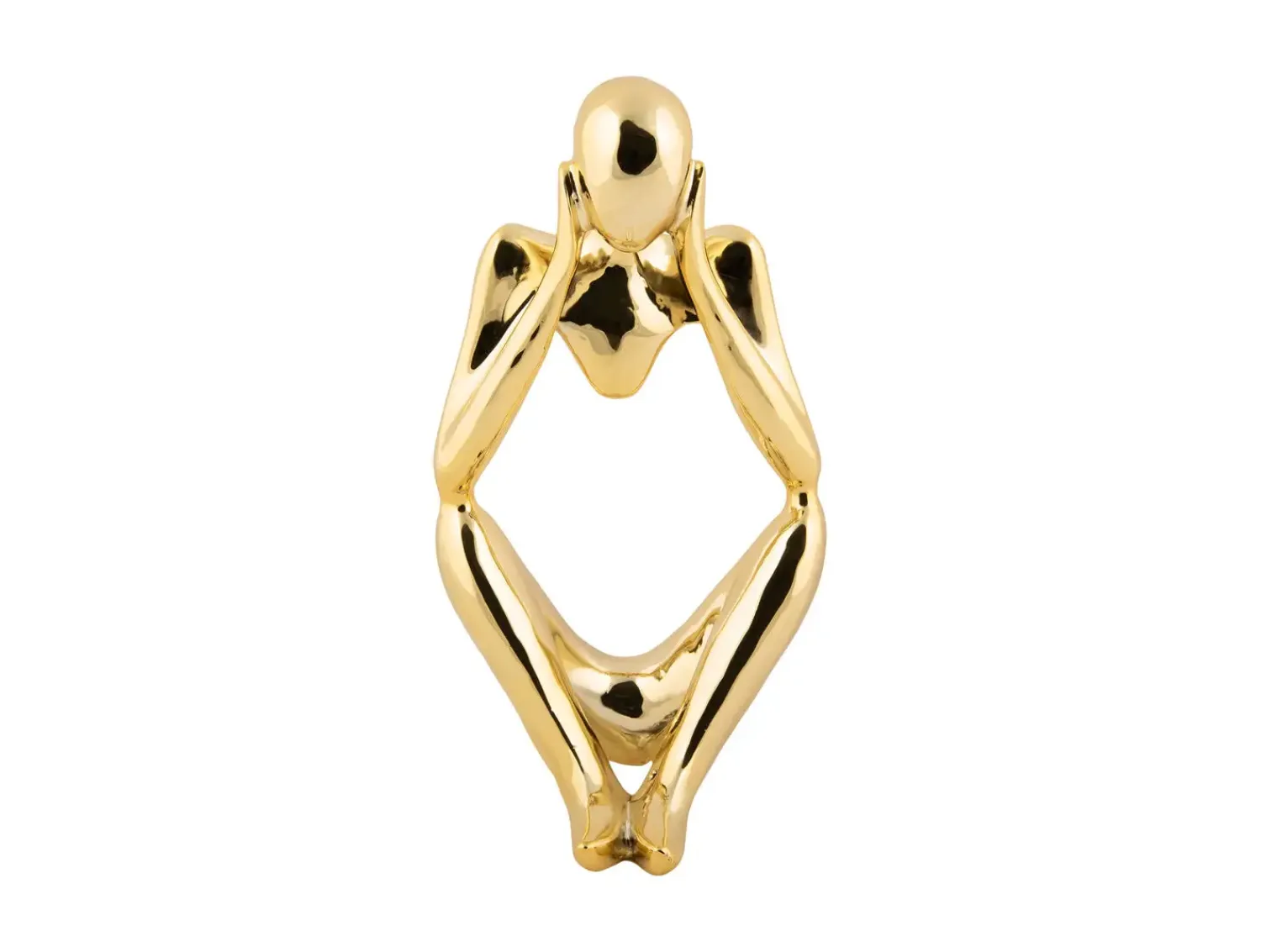 - Statue Dreaming polyresin gold plated^Present time Best